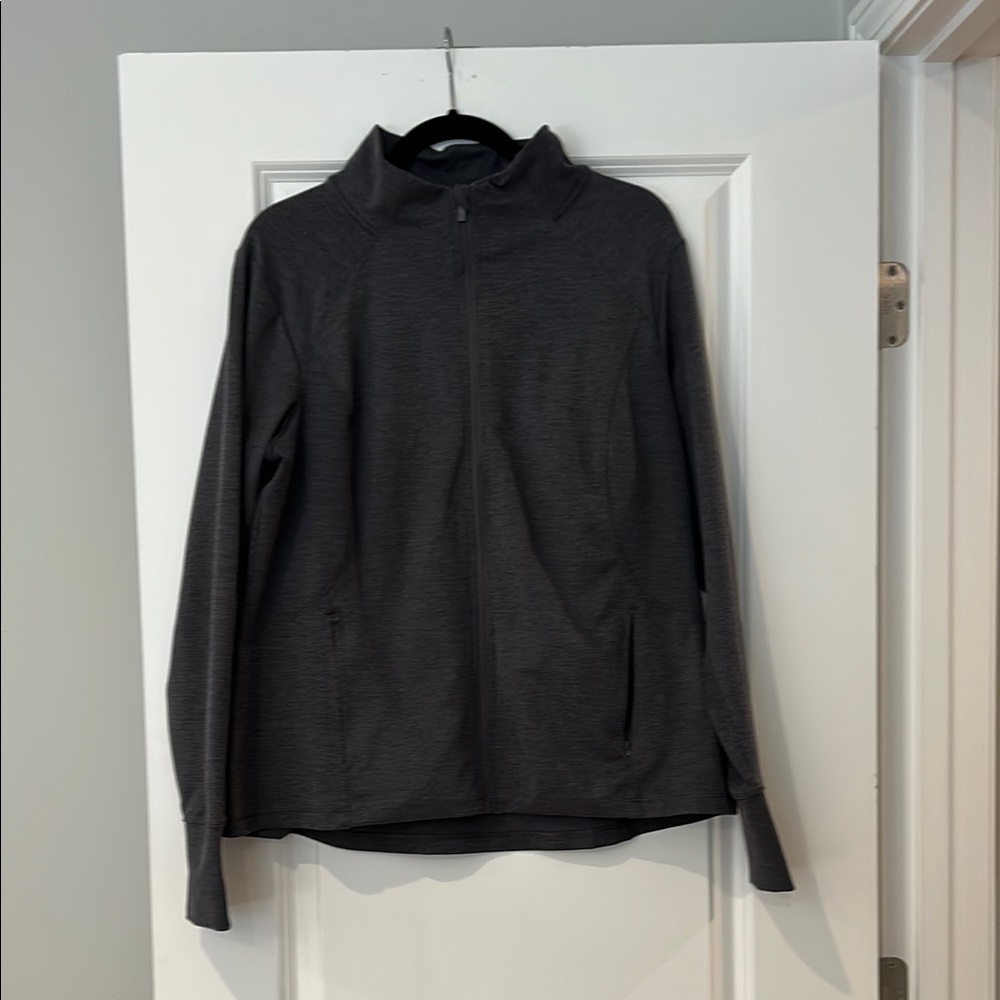 All In Motion  Gray Full-Zip Jacket
